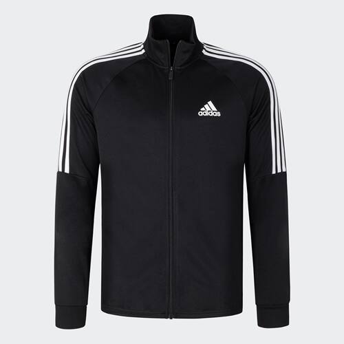 Adidas阿迪达斯男子运动套装秋季休闲立领长袖长裤两件套 H28922