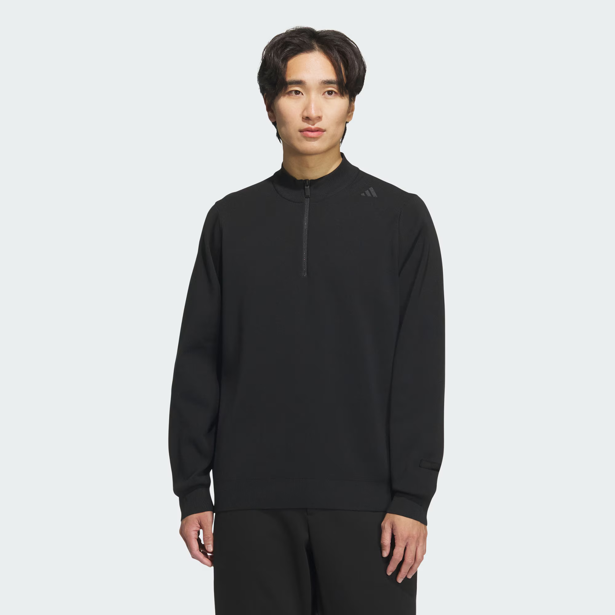 秋季新款半拉链运动休闲套头衫