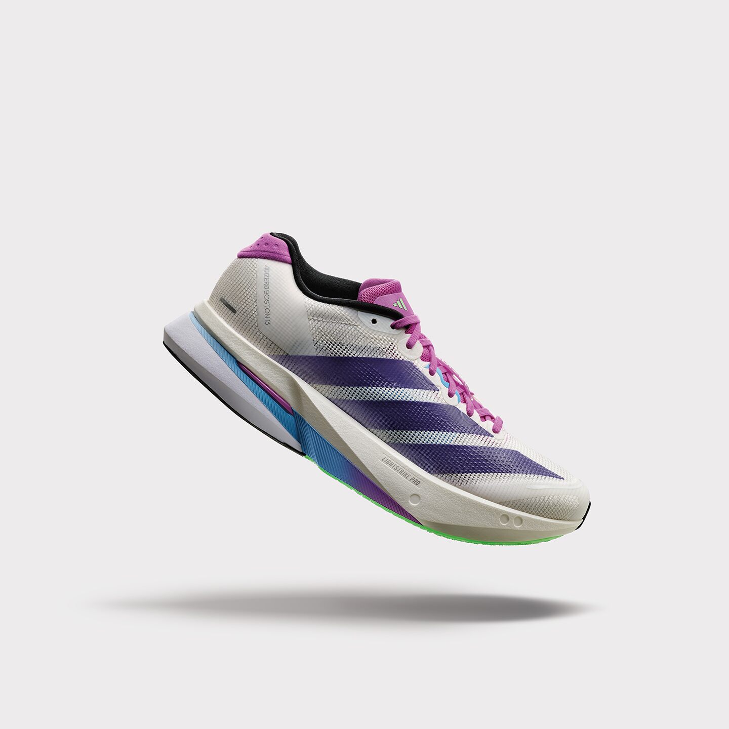 阿迪达斯25冬女子ADIZERO BOSTON 13缓震竞训玻纤柱跑鞋JS4953