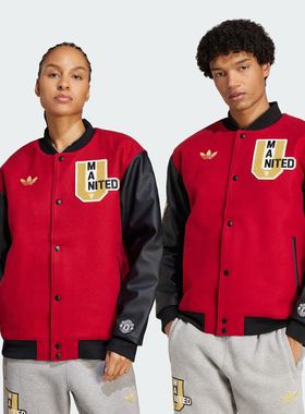 Adidas/阿迪达斯正品三叶草男士冬季足球运动休闲保暖棉服JF0366