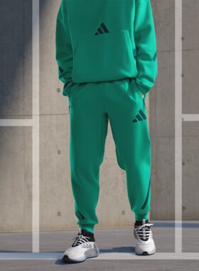 Adidas/阿迪达斯长裤男子新款亲肤柔软轻薄保暖束脚锥形裤JD6442