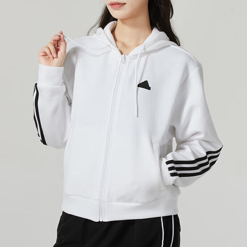 Adidas阿迪达斯外套女子秋季新款舒适休闲运动上衣夹克外套IW5254,运动服/休闲服装,运动茄克/外套,淘宝优惠券,粉丝福利购,淘宝优惠卷