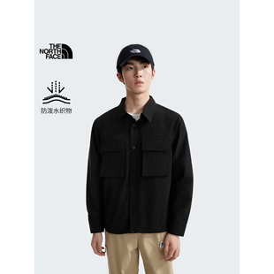 The North Face北面长袖衬衫男装户外休闲防风防泼溅运动外套83UR
