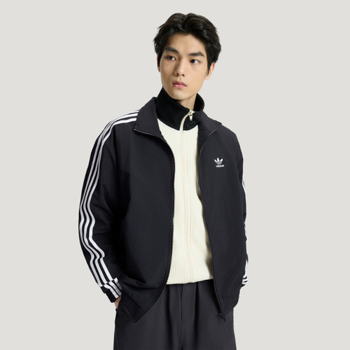 Adidas阿迪达斯外套秋季安东尼·爱德华兹同款运动宽松夹克KB2466