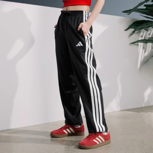 Adidas/阿迪达斯长裤情侣款秋季新款束脚三条纹运动休闲裤KA8350