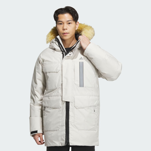 运动休闲600蓬连帽鸭绒羽绒服