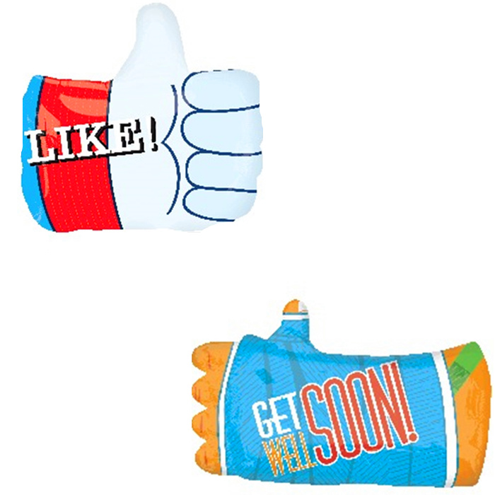 美国anagram冠军气球大拇指LIKE 生日派对Party装饰布置铝膜气球