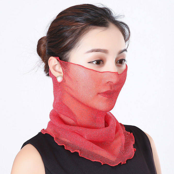 挂耳面纱防晒护颈围巾夏季小围脖套头女时尚假领子丝巾透气薄款,服饰配件/皮带/帽子/围巾,防晒面纱/面罩,淘宝优惠券,粉丝福利购,淘宝优惠卷