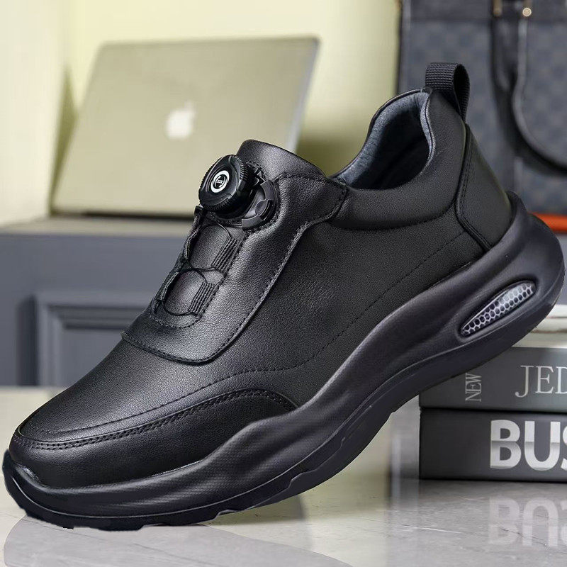 男士运动皮鞋运动休闲鞋自动纽扣舒适通勤皮鞋潮流百搭,流行男鞋,休闲皮鞋,淘宝优惠券,粉丝福利购,淘宝优惠卷