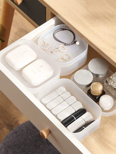 Настольная пластиковая коробка для хранения, матовая маска для лица, косметическая помада для ухода за кожей