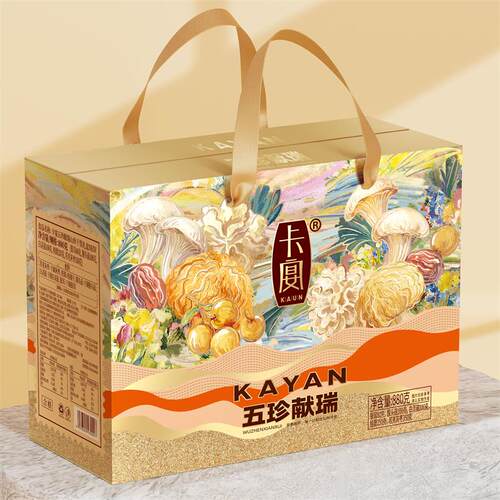 卡宴山珍礼盒五珍献瑞880g zqb