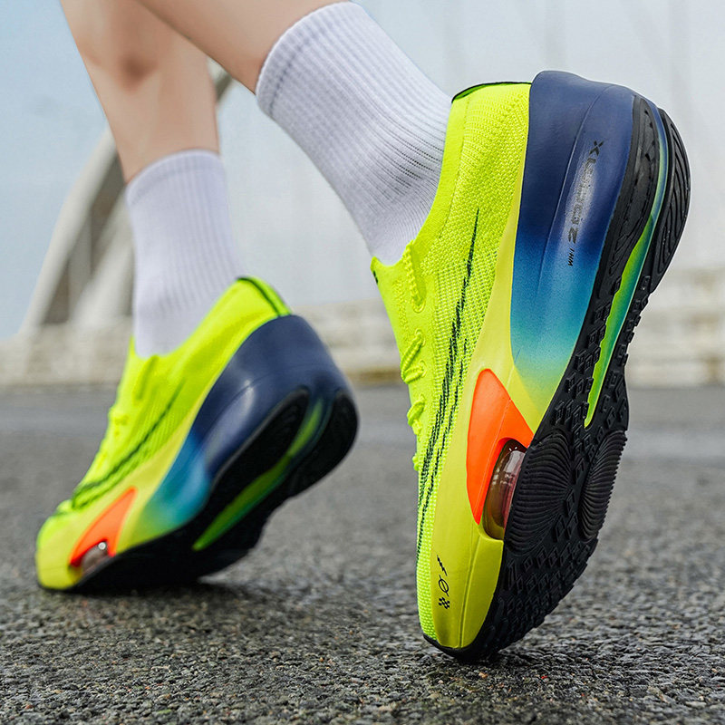 NK阿尔法3代软碳气垫减震跑步鞋春季飞织网面男女款体测运动鞋子