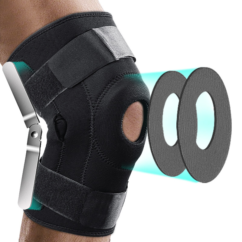 运动护膝防滑防撞登山跑步健身护具双铝板支撑魔术贴户外足球健身,运动/瑜伽/健身/球迷用品,运动护膝/髌骨带,淘宝优惠券,粉丝福利购,淘宝优惠卷