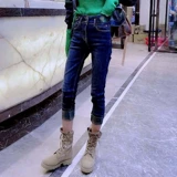 Весенние модные штаны, европейский стиль, высокая талия