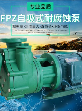 FPZFP化工泵耐腐蚀泵塑料自吸泵