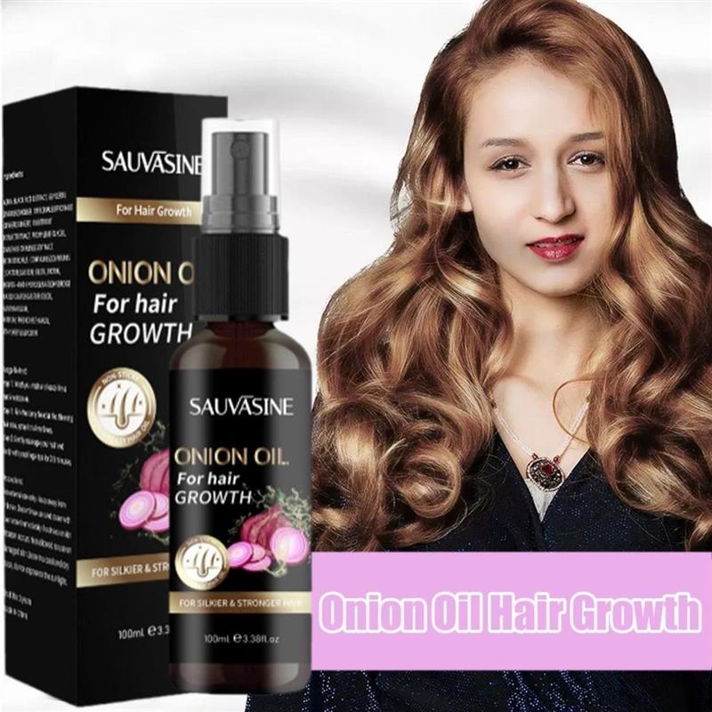 头发护理油免洗柔顺改善毛躁onion oil for hair growth 100ml