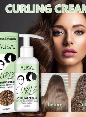 Curly Hair Cream Natural Hair Strands Products Booster Defin