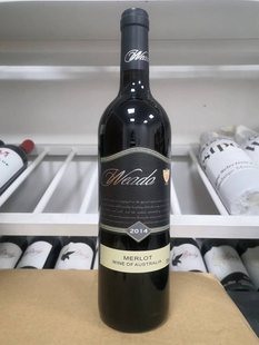 澳洲进口蓝澳AUSTBLUE梅洛纬道2014年干红葡萄酒果香浓郁正品红酒