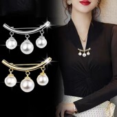 配饰 毛衣开衫 蝴蝶结胸针女新款 领口防走光别针固定衣服丝巾扣针