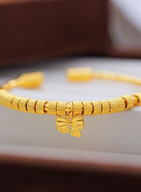 金店同款盘缠蝴蝶结开口