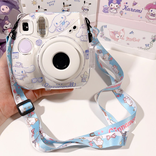 拍立得mini7+保护壳7c7s防摔透明