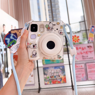 富士相机保护壳帕恰狗挂绳透明套