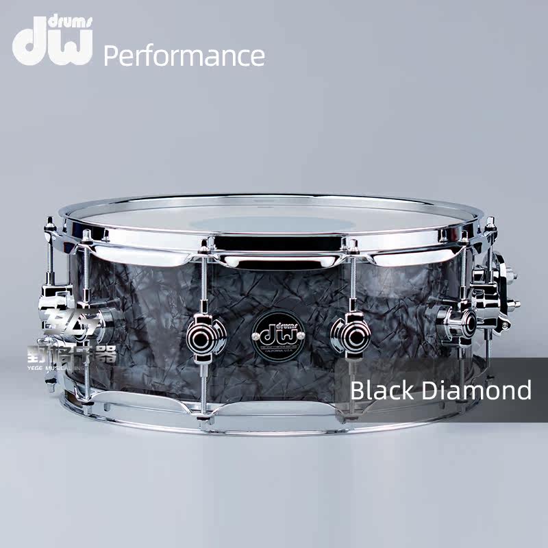 美产DW Preformance 表演家14x6英寸 Black Diamond 枫木小军鼓