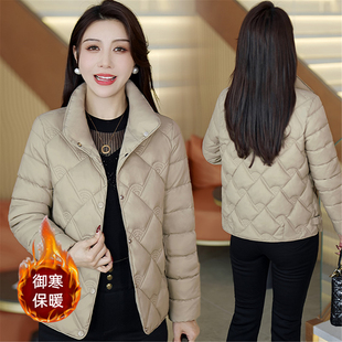 小个子立领棉服女短款2025年冬季新款百搭轻薄保暖棉衣棉袄子外套