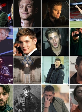 电子版詹森阿克斯图片800张不重复jensen迪恩欧美帅哥邪恶力量spn