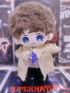 邪恶力量迪恩玩偶 spn castiel棉花娃娃20cm公仔sd娃娃 dean&sam