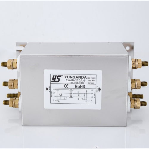台湾YUNSANDA 伺服 变频器专用 三相交流 电源滤波器 CW6B-130A-S