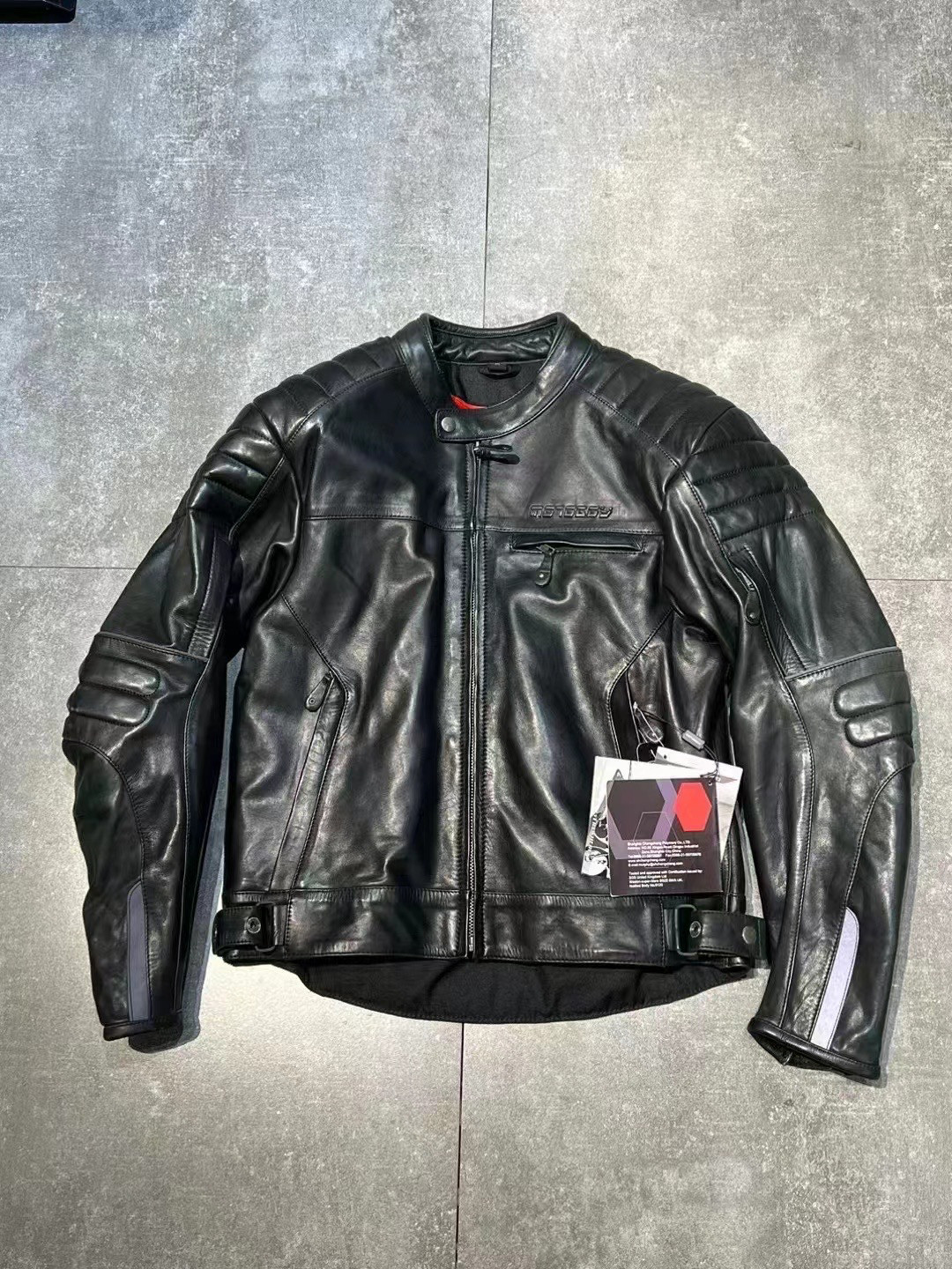 MOTOBOY摩托车骑行服哈雷复古皮衣防摔护具男