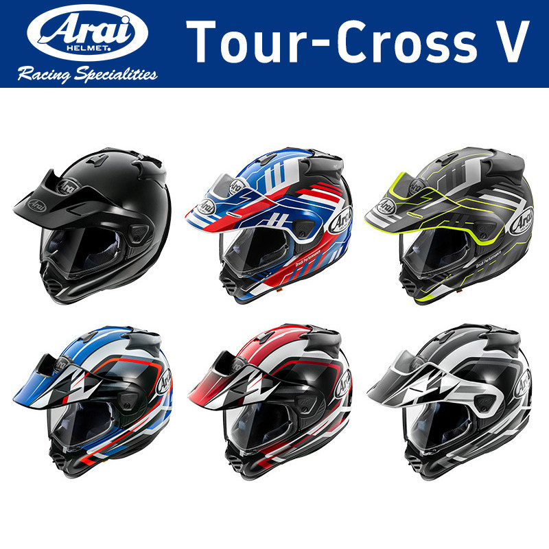 日本正品Arai Tour-Cross 5 V摩托车机车赛车越野拉力盔四季头盔