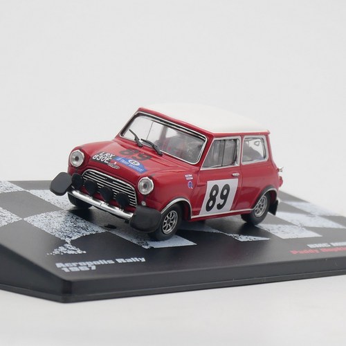 ixo 1:43 BMC Mini Cooper S WRC 1967迷你库珀拉力赛车汽车模型