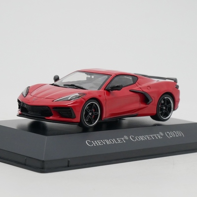 ixo 1:43 Chevrolet Corvette 2020雪佛兰科尔维特跑车合金车模