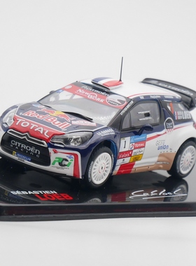 ixo 1:43 Citroen DS3 WRC 2013 Loeb雪铁龙勒布拉力赛车汽车模型
