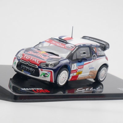 ixo 1:43 Citroen DS3 WRC 2013 Loeb雪铁龙勒布拉力赛车汽车模型