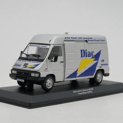 ixo 1:43 Renault Master B120 Team Diac 1992雷诺拉力车队后勤