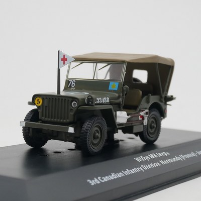 Ixo 1:43 Jeep Willys MB 1944二战诺曼底战役威利斯吉普汽车模型