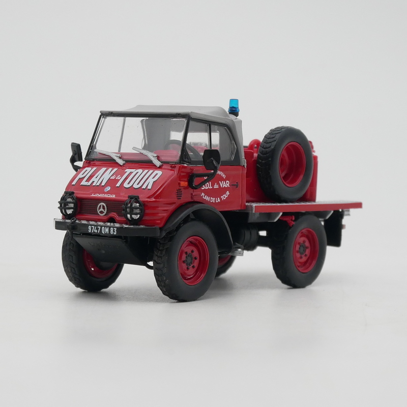 Ixo 1:43 Mercedes-Benz Unimog 421奔驰乌尼莫克法国消防车模型