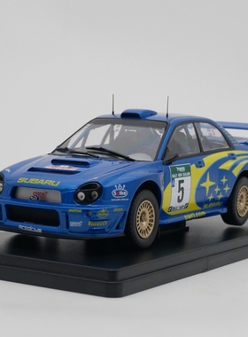 IXO 1:24 Subaru Impreza S7 WRC 2001斯巴鲁拉力赛合金汽车模型
