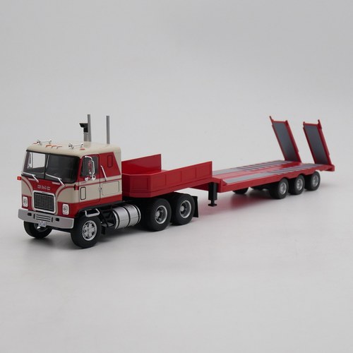 ixo 1:43 GMC Astro通用吉姆西重型平头拖挂车拖板车汽车模型玩具