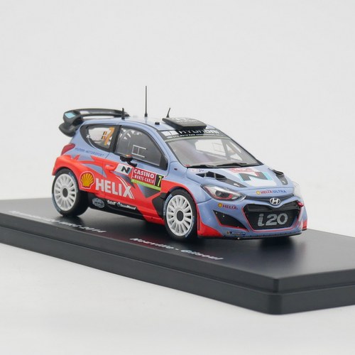 ixo 1:43 Hyundai i20 WRC 2014现代拉力赛车合金汽车模型玩具车