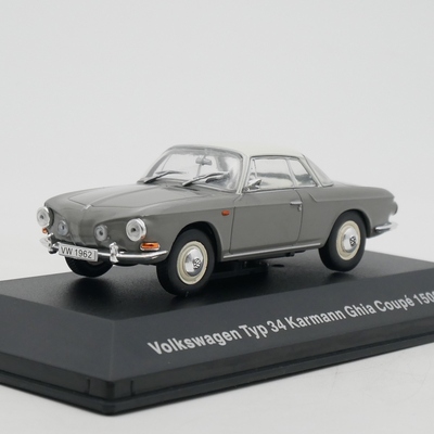 ixo 1:43 Volkswagen Typ 34 Karmann Ghia 1500 1962大众车模型