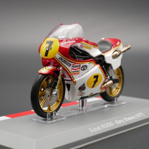ixo 1/18 Moto GP 1977 Suzuki RV500 Barry铃木摩托车合金模型7#