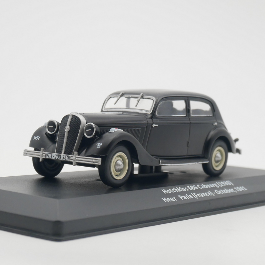Ixo 1:43 Hotchkiss 686 Cabourg 1941二战军车合金汽车模型玩具