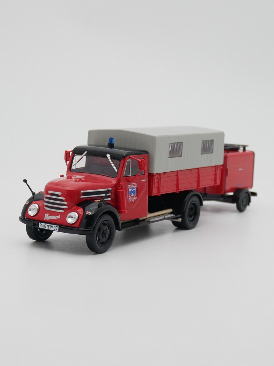 Ixo 1:43 Robur Garant 30K罗伯卡车消防车合金汽车模型玩具车