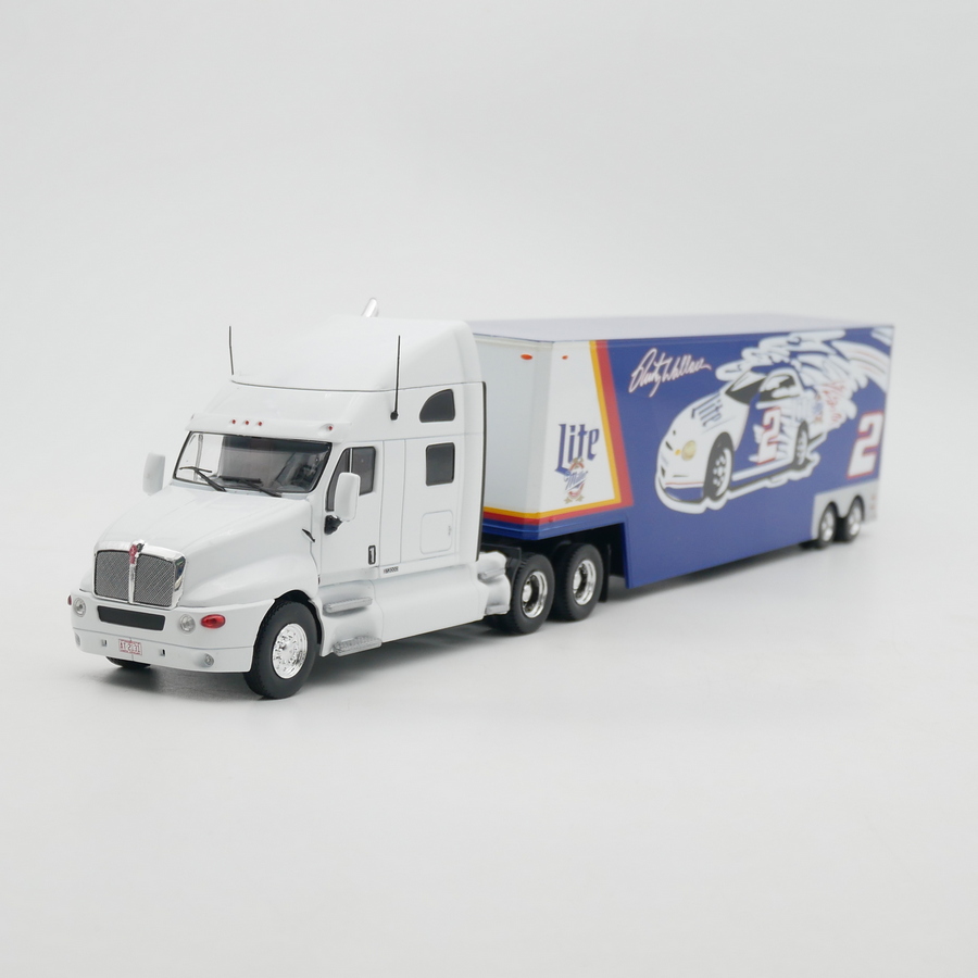 ixo 1:43 Kenworth T2000肯沃斯拖挂车纳斯卡赛车运送车模型玩具