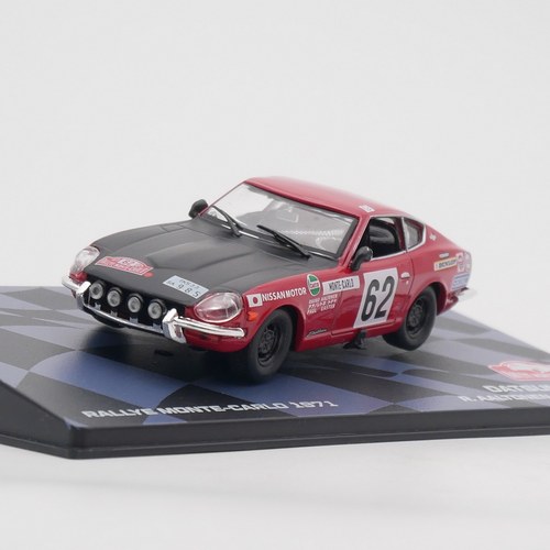 ixo 1:43 Datsun 240Z WRC 1971尼桑达特桑拉力赛车合金汽车模型