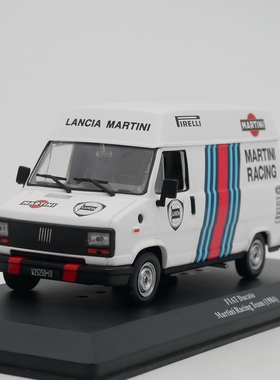 ixo 1:43 Fiat Ducato菲亚特杜卡托面包车Martin赛车队汽车模型